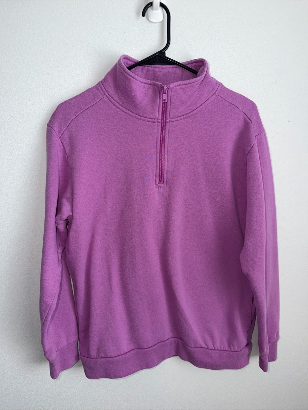 PINK Victoria's Secret Lavender Half-Zip Pullover